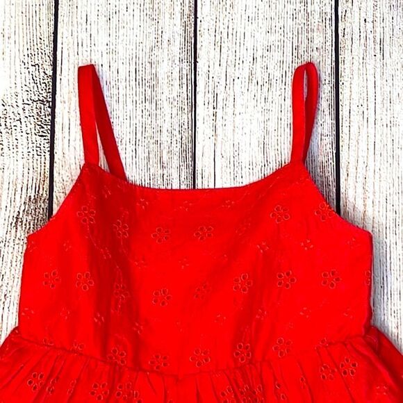 Infant Eyelet Tiered Tank Dress - Picture 2 of 6